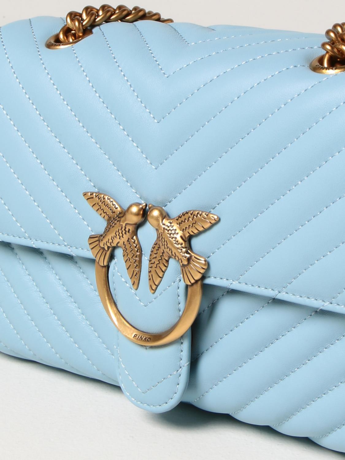 pinko love bag blue