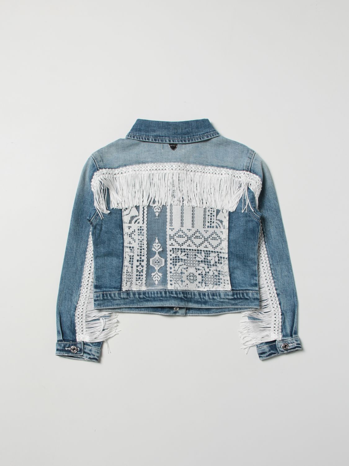 TWINSET: Куртка Детское Twin Set - Синий | Куртка Twinset 221GJ2420  GIGLIO.COM