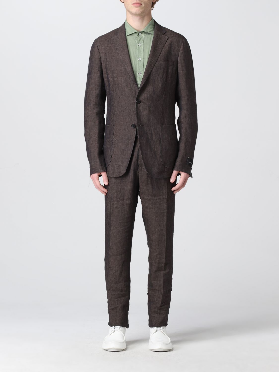 Z ZEGNA: suit for man - Brown | Z Zegna suit 3737032XNMG8 online on ...