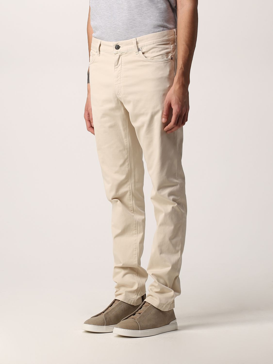 ZEGNA: pants for man - Beige | Zegna pants UWPZWCITY online on 