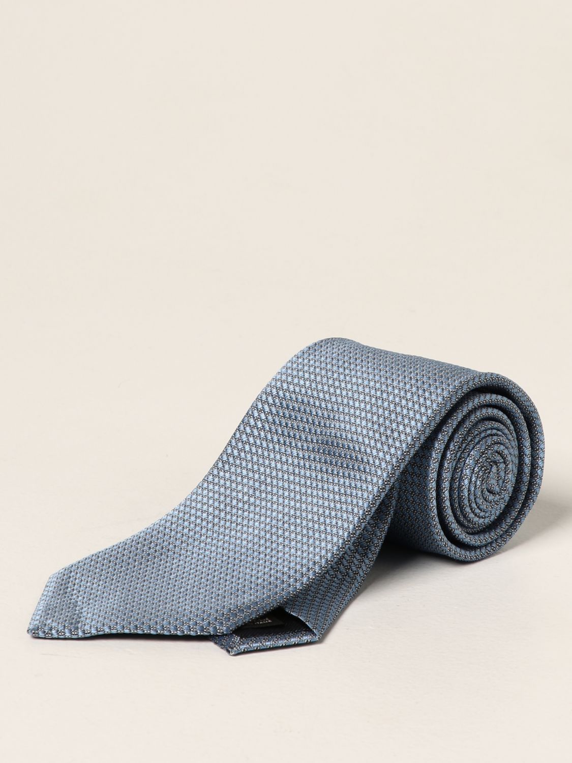 Cravate Zegna: Cravate Zegna homme bleu azur 1