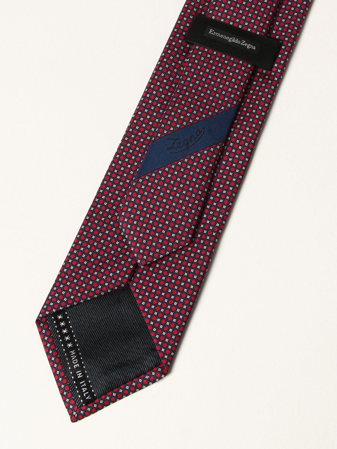 Krawatte Zegna: Krawatte herren Ermenegildo Zegna burgunderrot 2