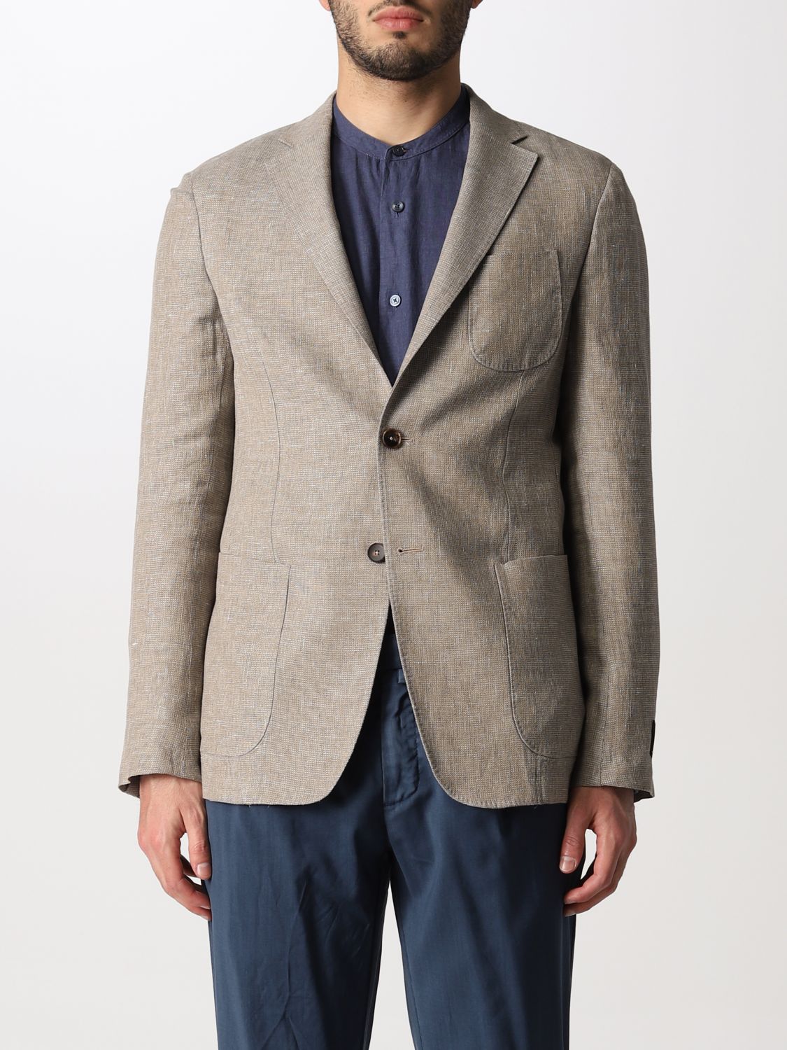 Z ZEGNA: blazer for man - Beige | Z Zegna blazer 3427231XNPG0 online on ...