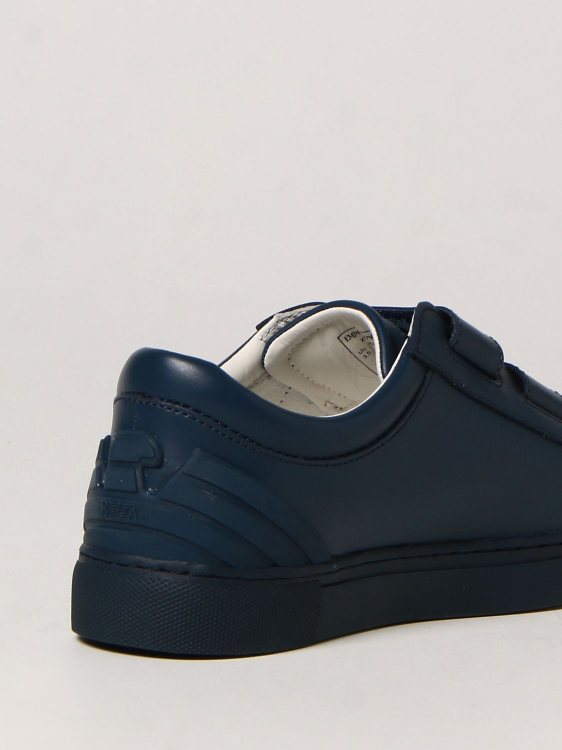 Scarpe Emporio Armani: Sneakers Emporio Armani in pelle blue 3