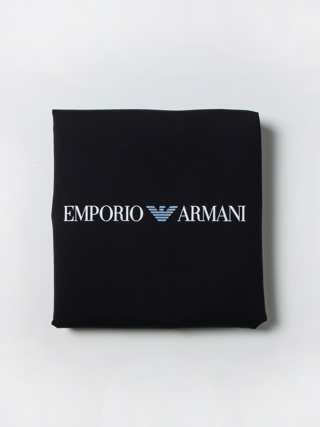 Copertina Emporio Armani: Coperta Emporio Armani in cotone blue 1