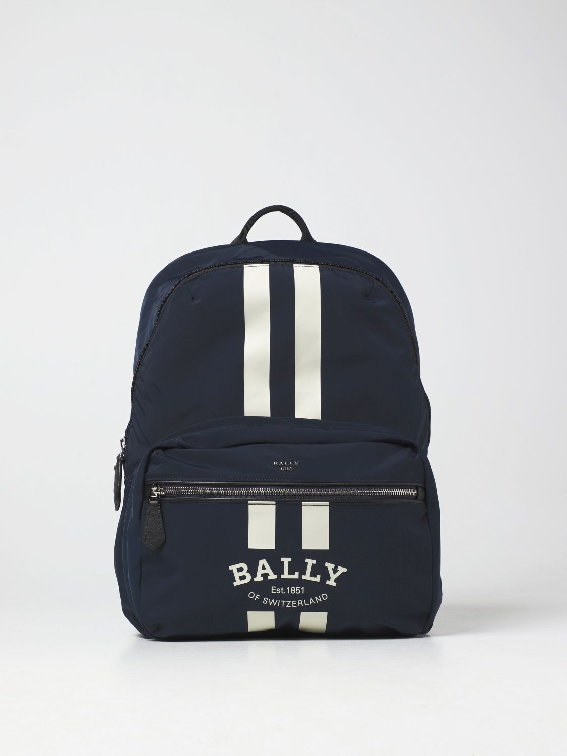 Backpack Bally: Bally Fixie recycled nylon backpack blue 1
