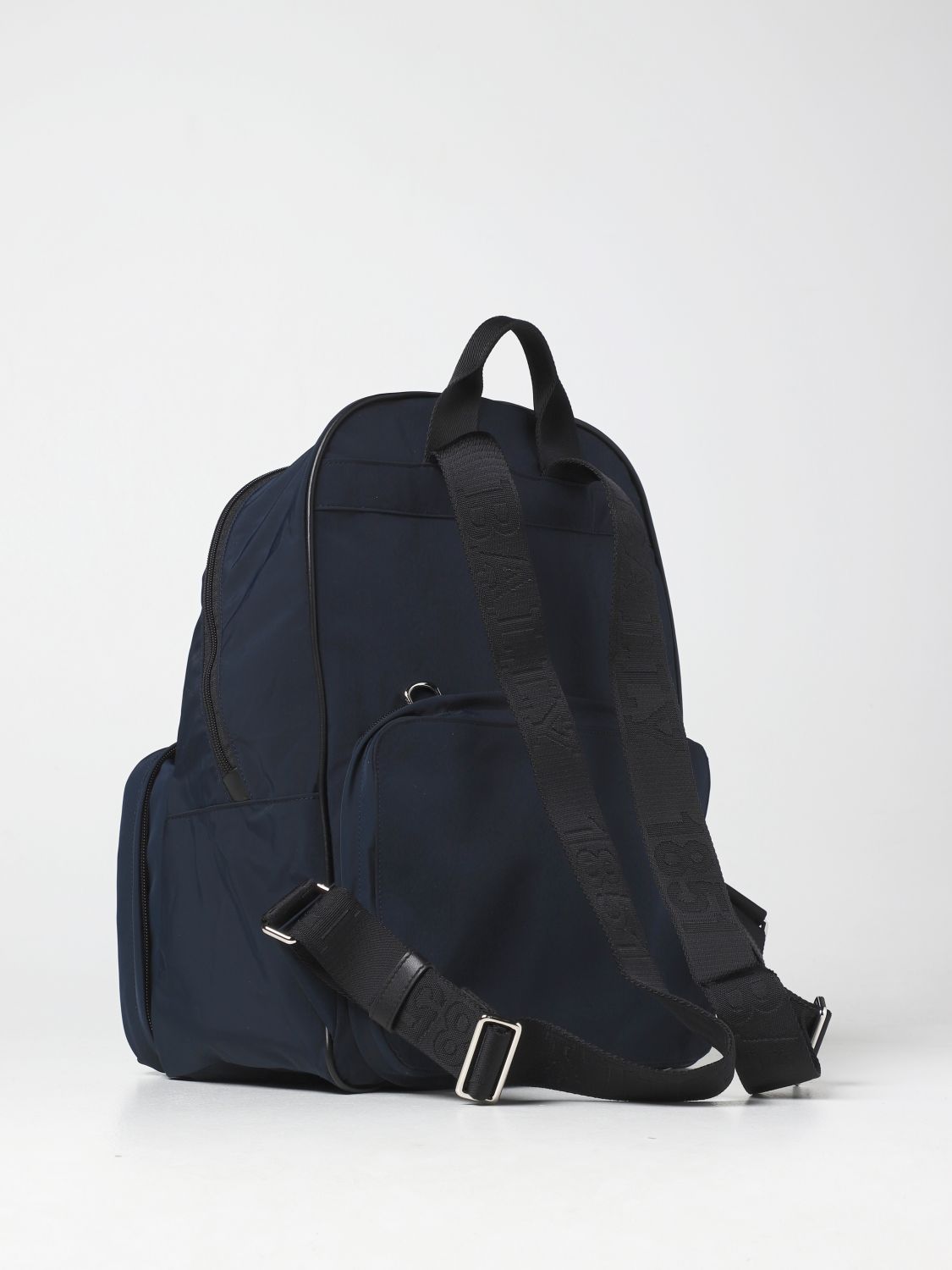 Backpack Bally: Bally Fixie recycled nylon backpack blue 3