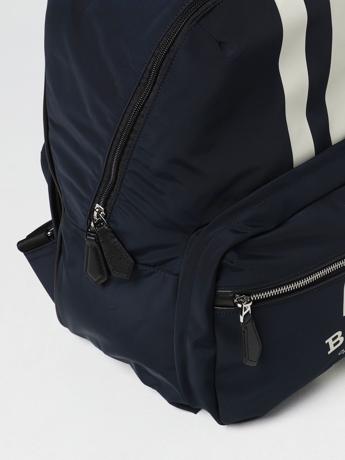 Backpack Bally: Bally Fixie recycled nylon backpack blue 4