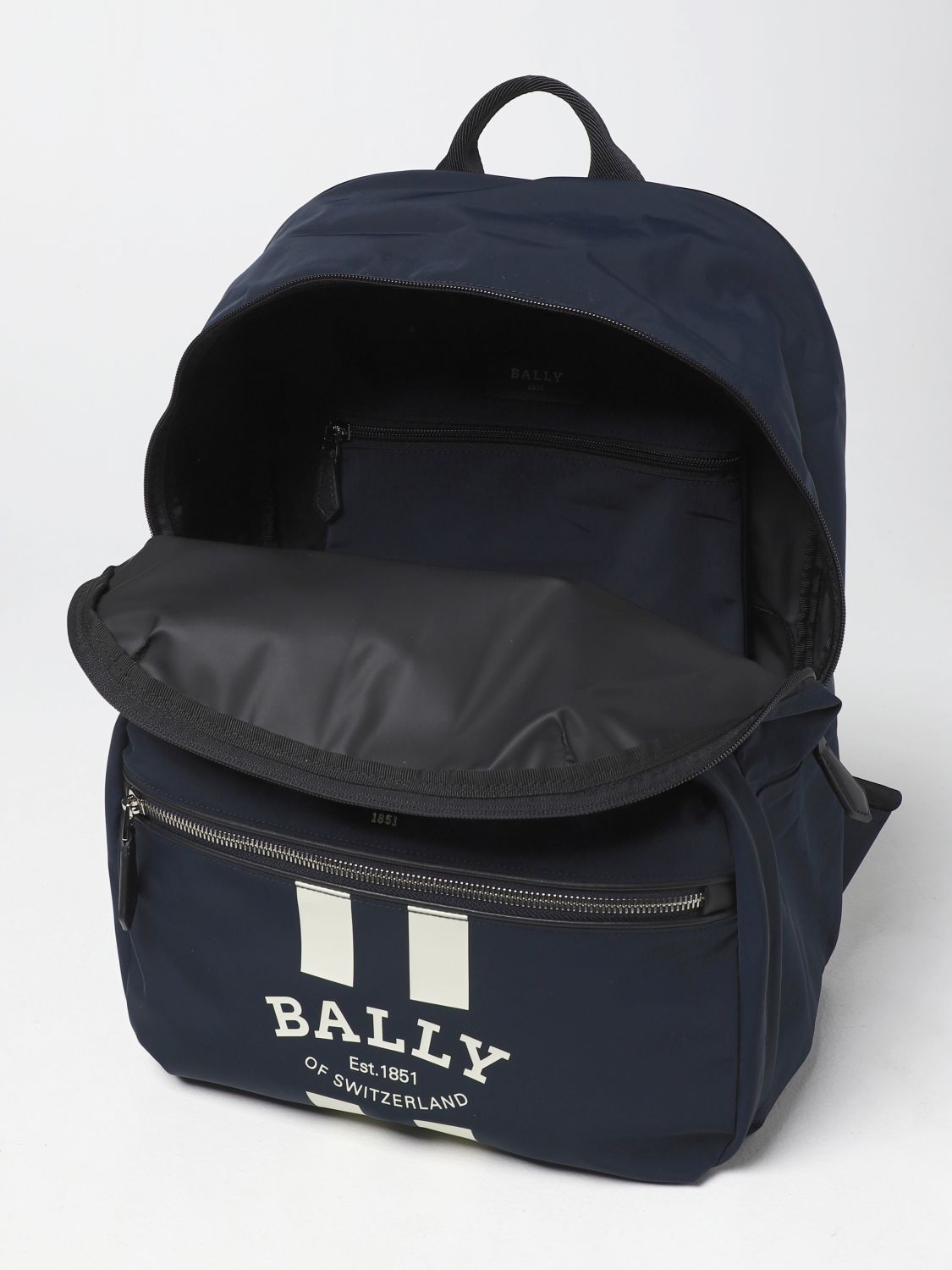 Backpack Bally: Bally Fixie recycled nylon backpack blue 5