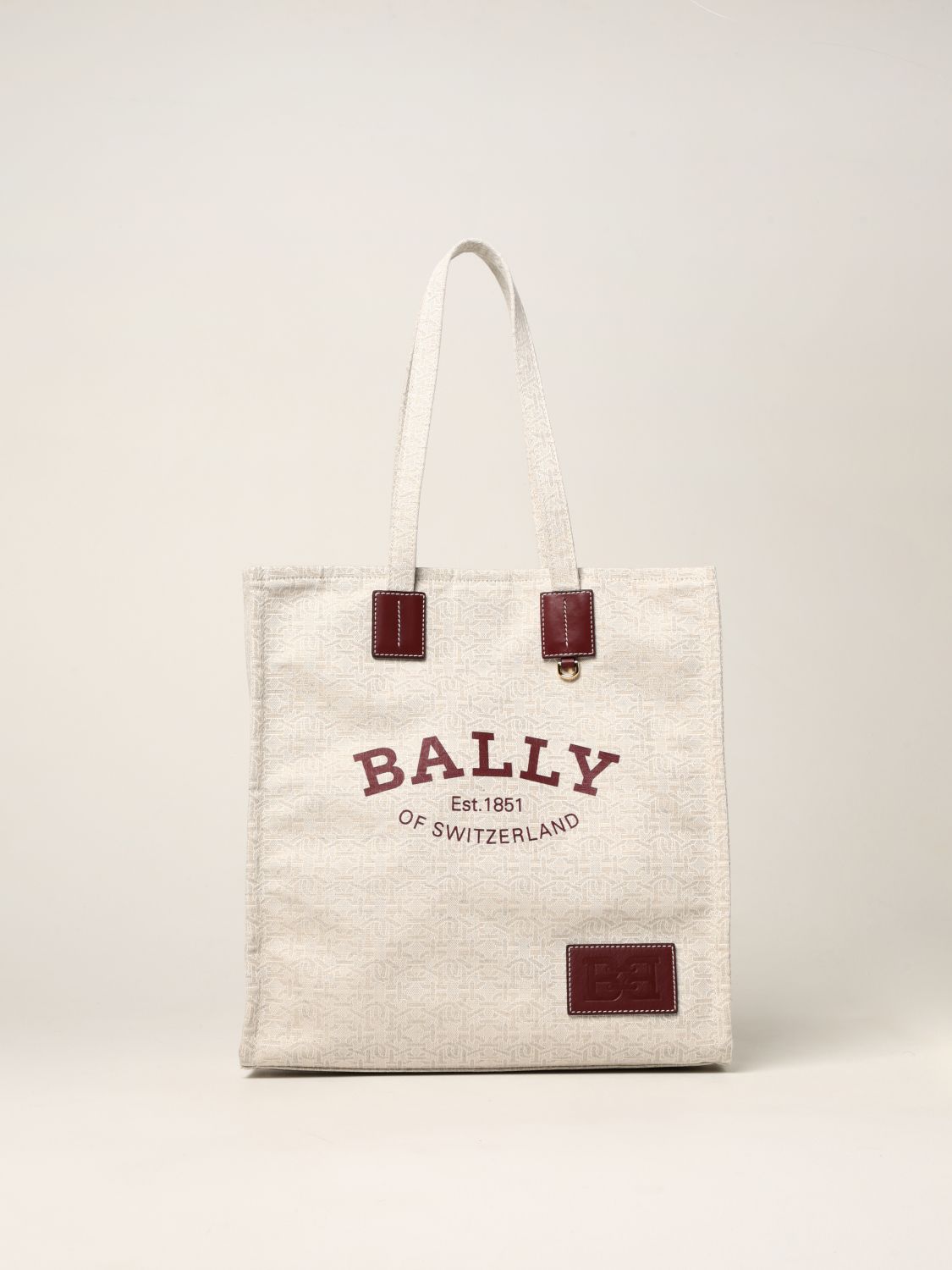 Bally Brown Monogram Coated Canvas and Leather Crystalia Tote