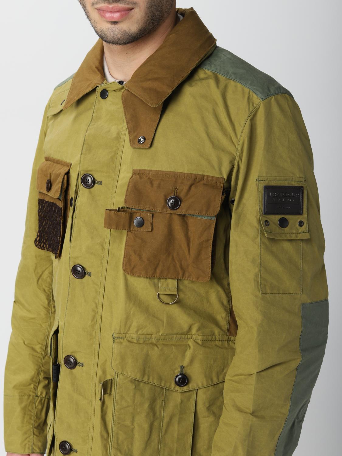 barbour jacket gold