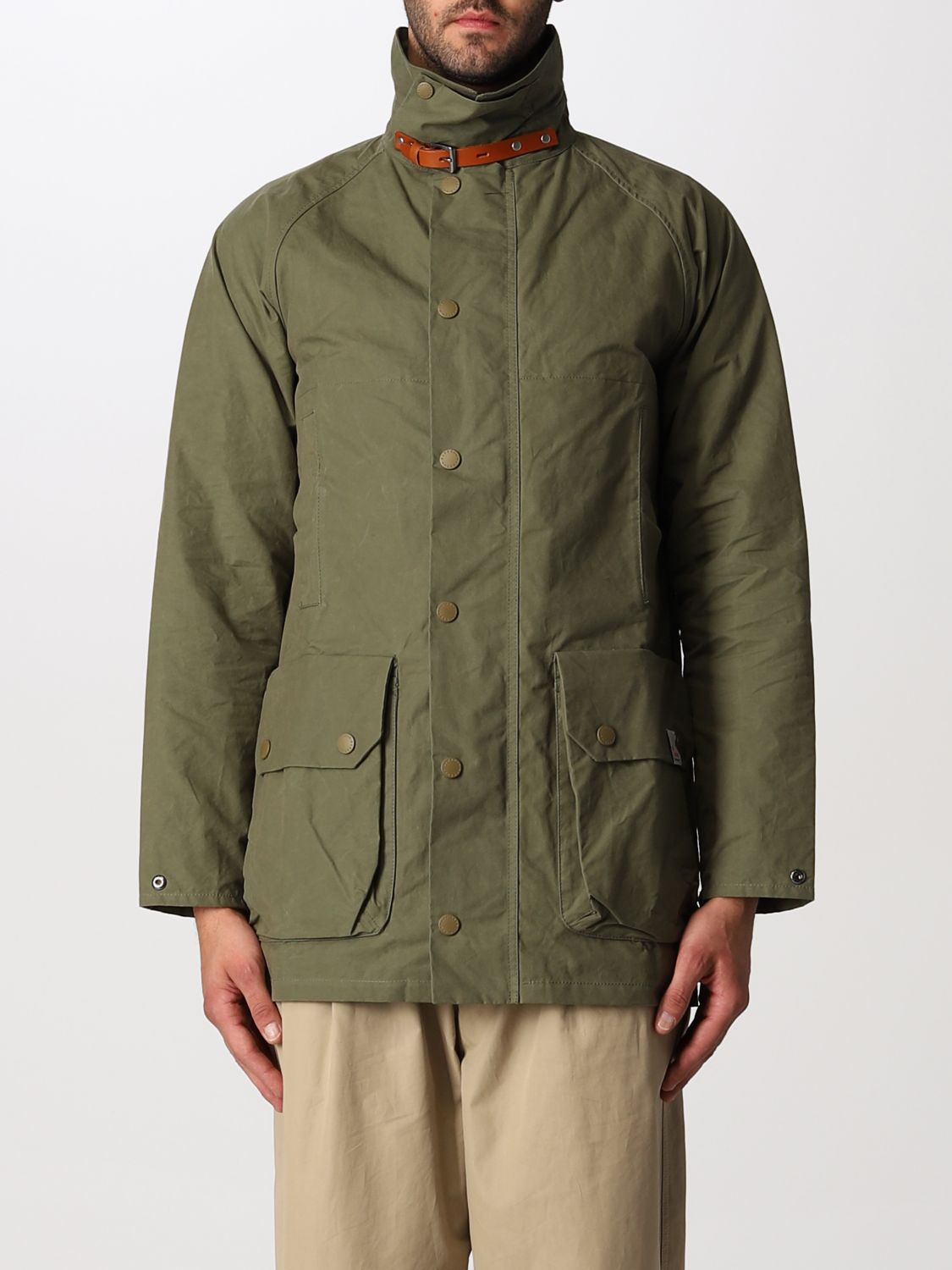 BARBOUR ALLY CAPELLINO: jacket for man - Green | Barbour Ally Capellino ...