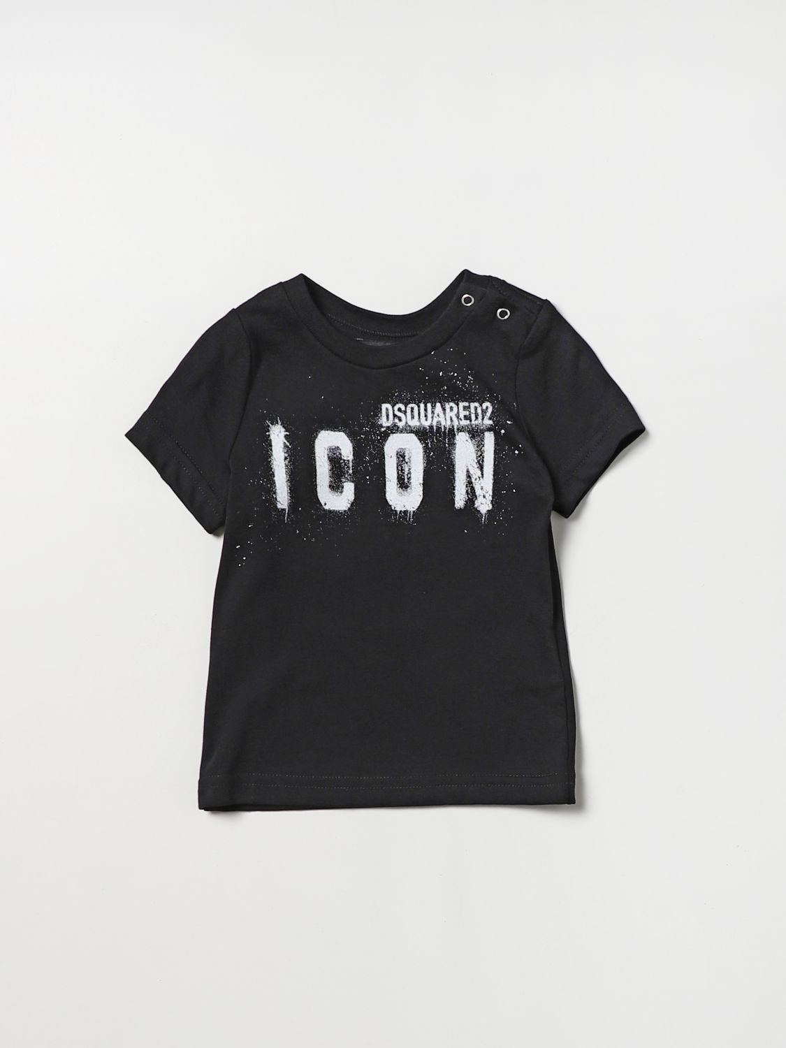 티셔츠 디스퀘어드2 주니어: 티셔츠 소년 Dsquared2 Junior 블랙 1