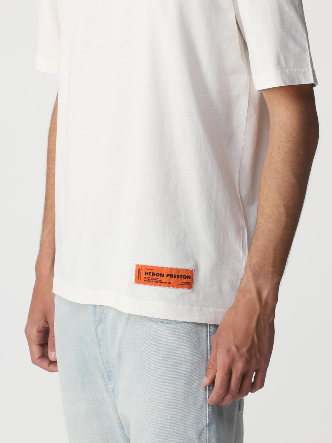 HERON PRESTON tshirt for man White Heron Preston tshirt HMAA025C99JER001 online on