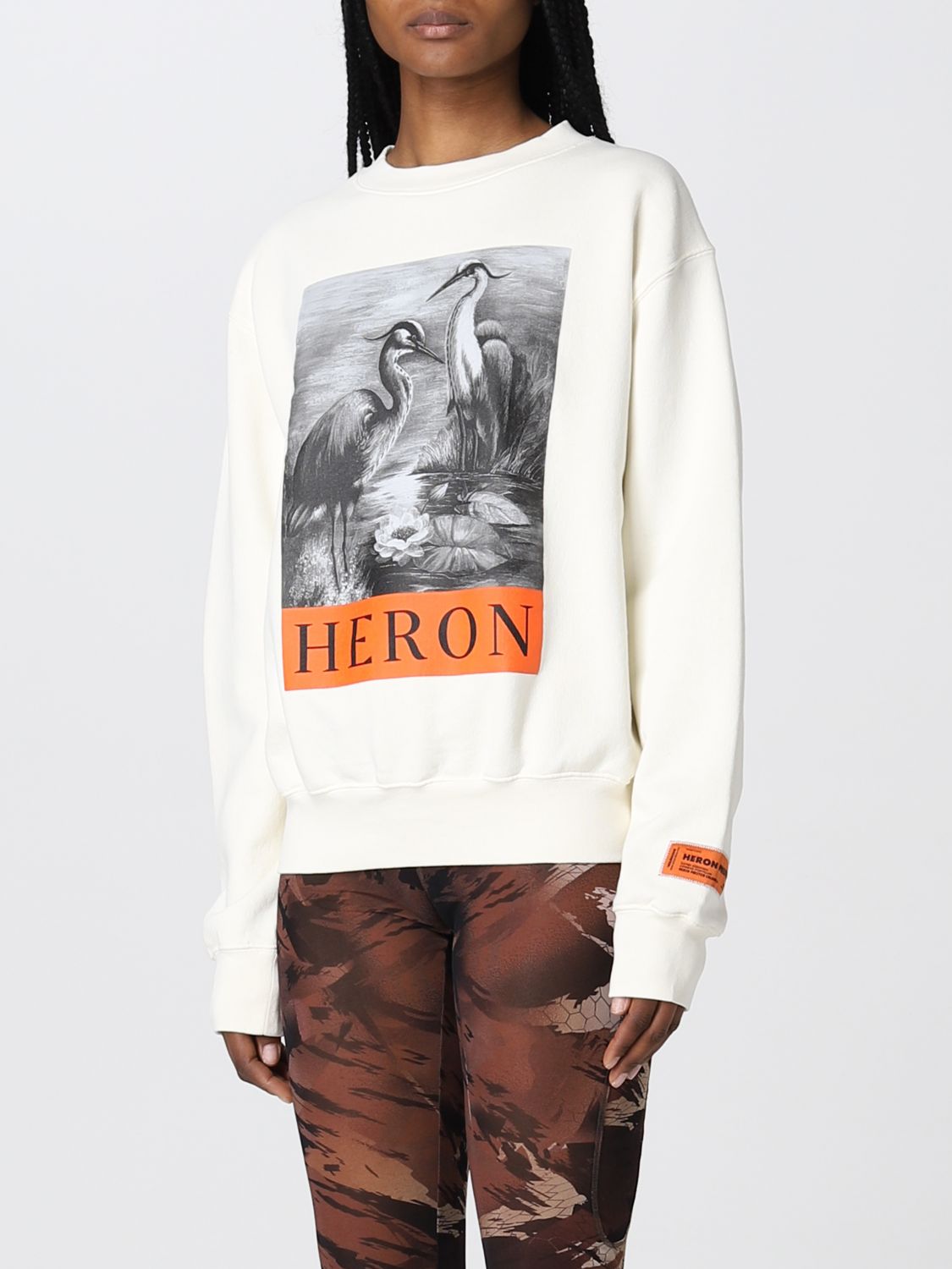 HERON PRESTON: sweatshirt for woman - White | Heron Preston 