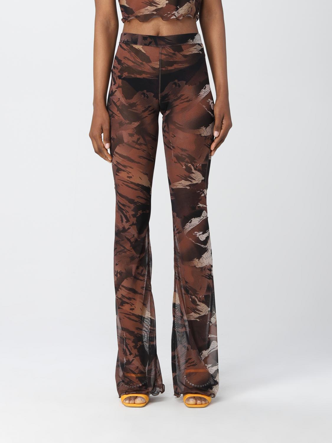 HERON PRESTON: Pants women - Brown 