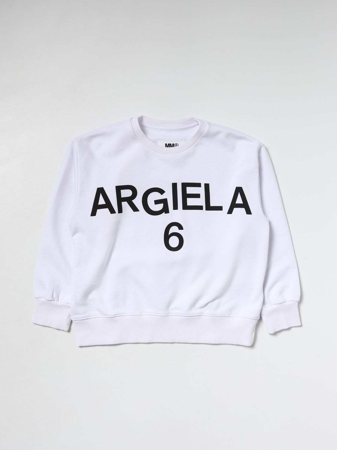 MM6 MAISON MARGIELA: sweater for girls - White | Mm6 Maison Margiela ...