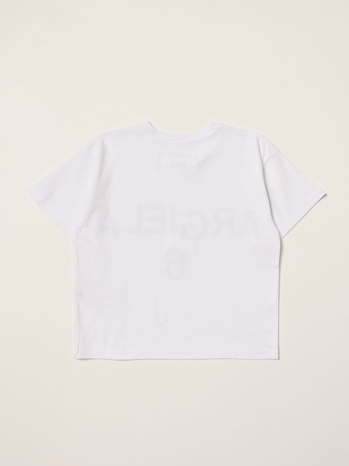 T-Shirt Mm6 Maison Margiela: Mm6 Maison Margiela Mädchen t-shirt weiß 2