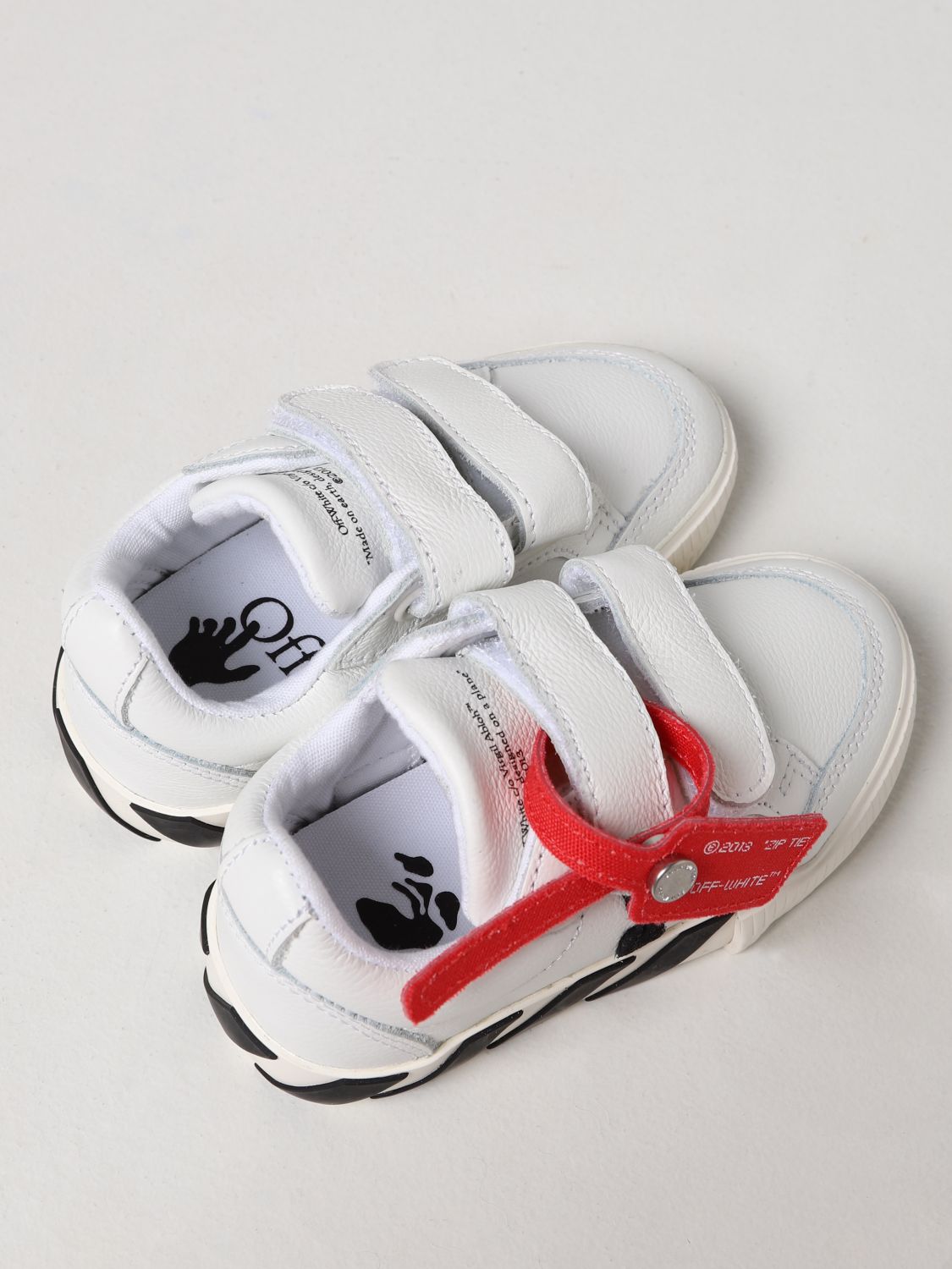 Scarpe Off-White: Sneakers Low Vulcanized Off-White nero 4