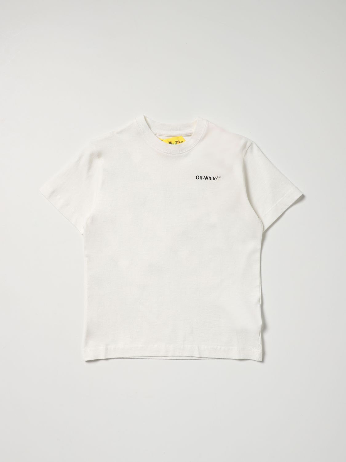 OFF-WHITE T-SHIRT WITH PRINTED LOGO,359344001