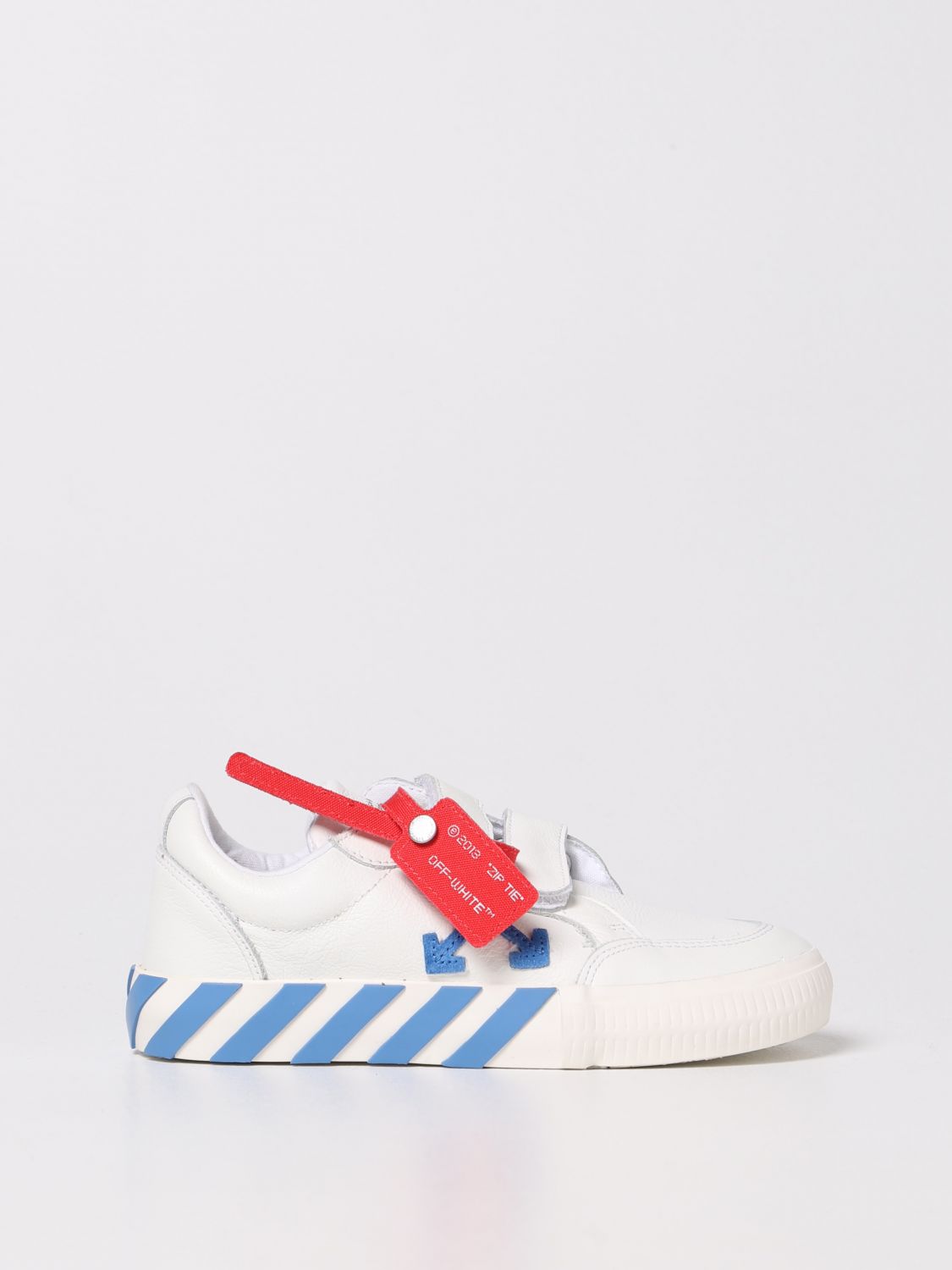 OFF-WHITE LOW VULCANIZED OFF-WHITE SNEAKERS IN LEATHER,359366001