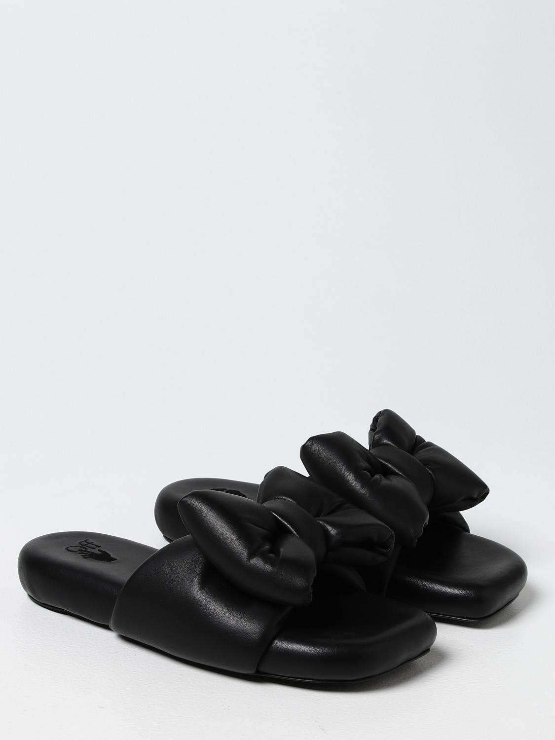 flat padded sandals