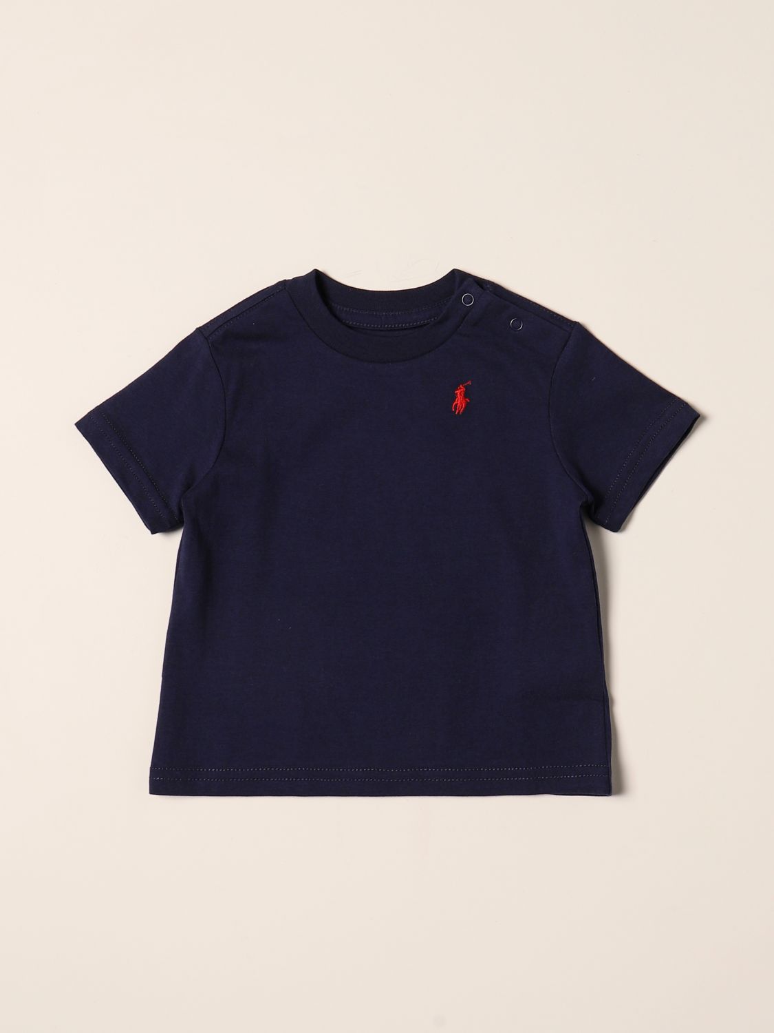 T-shirt Polo Ralph Lauren: T-shirt Polo Ralph Lauren in cotone blue navy 1