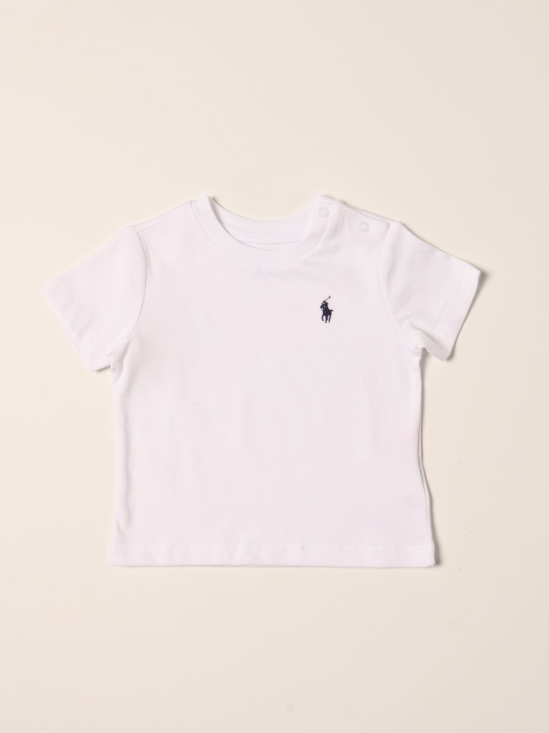 T-shirt Polo Ralph Lauren: T-shirt Polo Ralph Lauren in cotone bianco 1