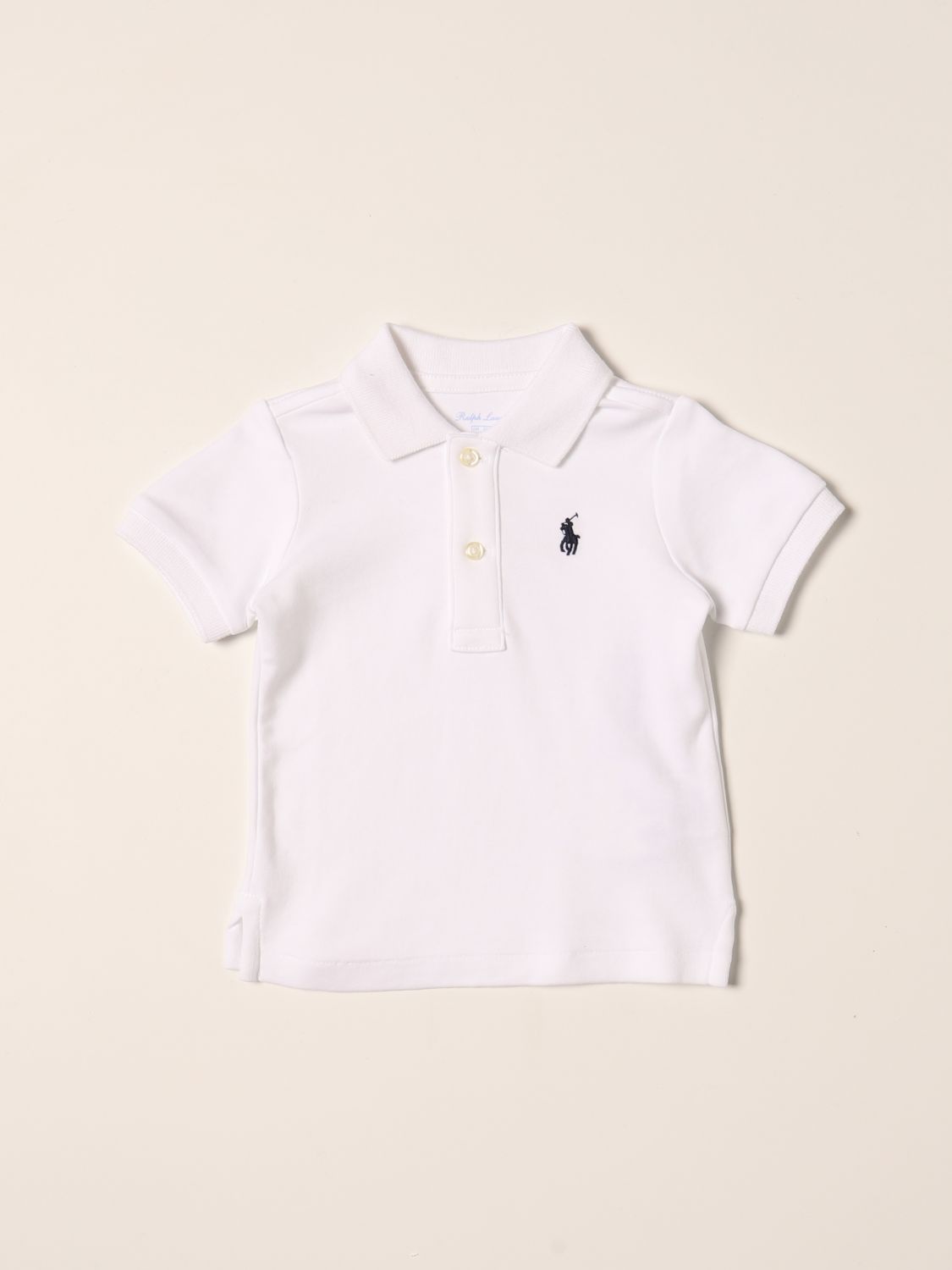T-shirt Polo Ralph Lauren: Polo Polo Ralph Lauren in piquet con logo bianco 1