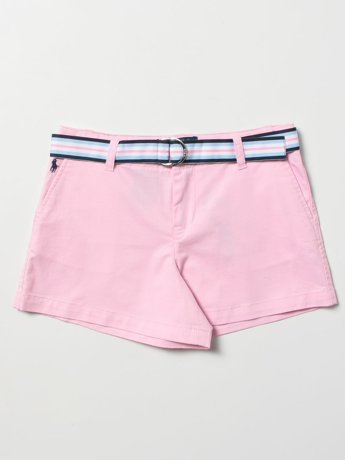 Pantalones cortos Polo Ralph Lauren: Pantalones cortos Polo Ralph Lauren para niña rosa 1