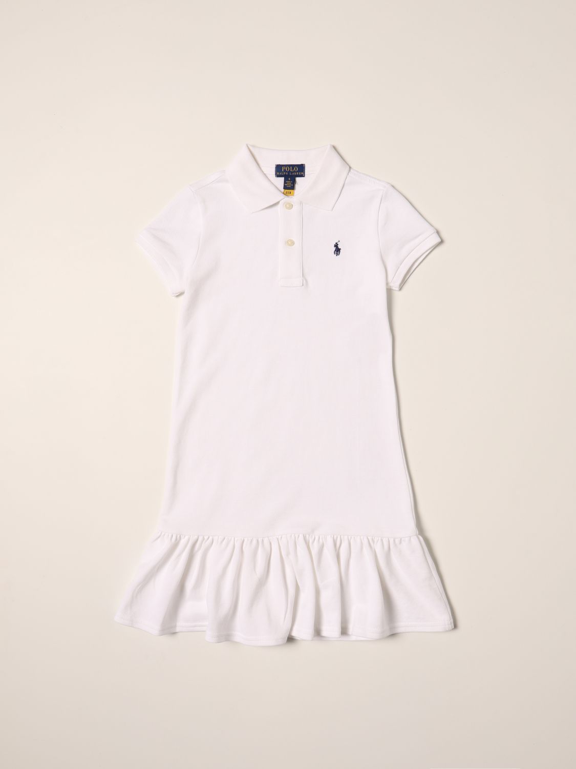 POLO RALPH LAUREN: cotton dress - White | Polo Ralph Lauren dress 312812021  online on 