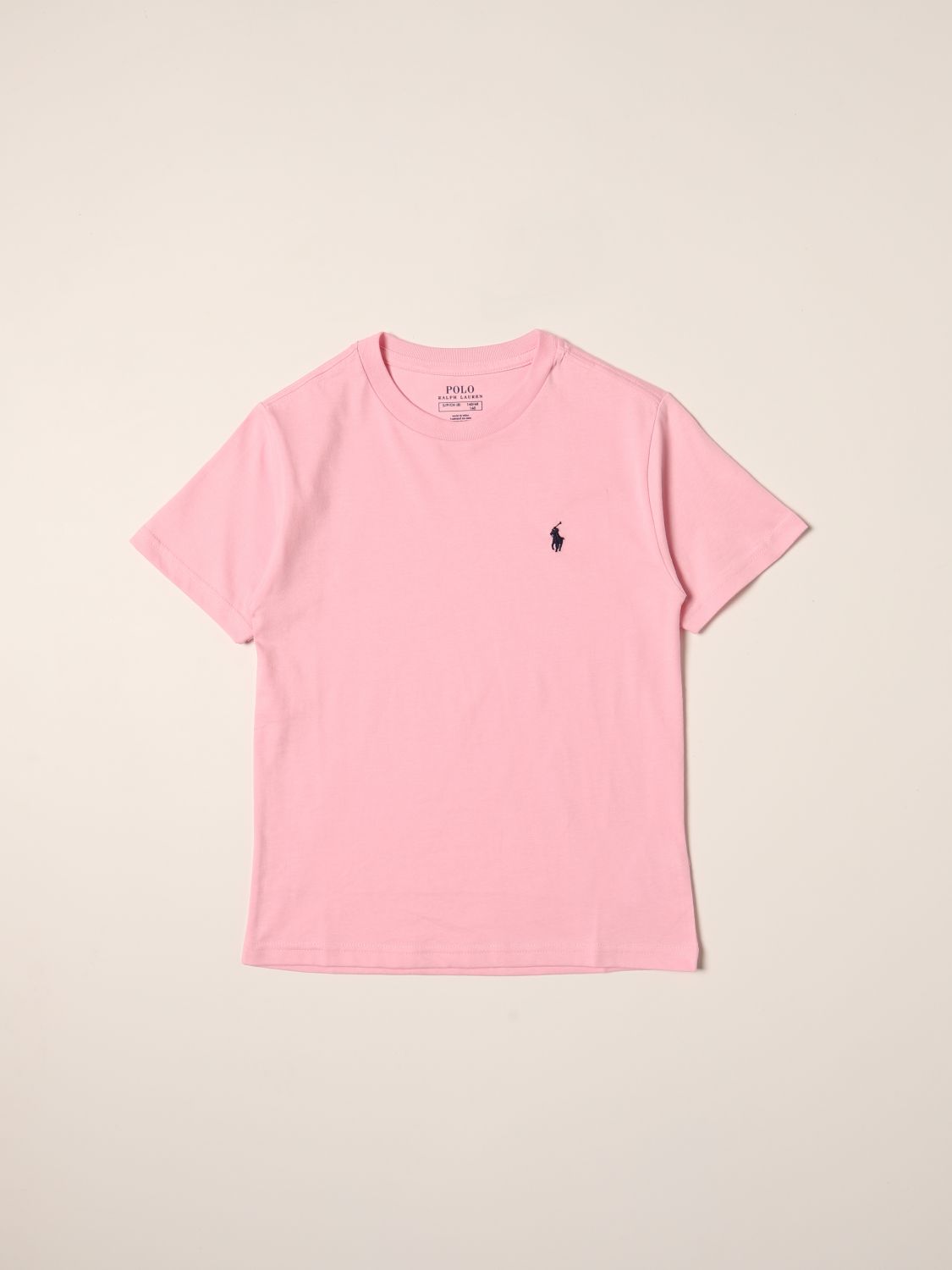 Maglietta jersey di cotone con logo Ralph Lauren Bambina Abbigliamento Top e t-shirt T-shirt Polo 