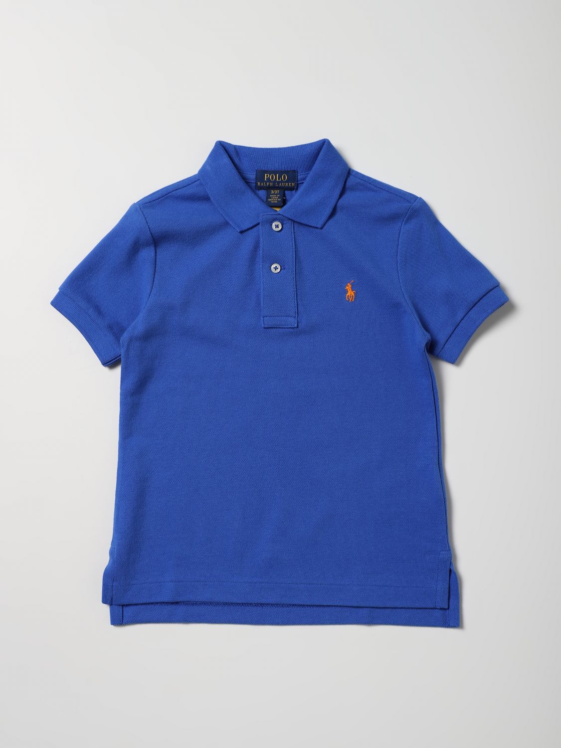 POLO RALPH LAUREN: polo shirt for boys - Blue | Polo Ralph Lauren polo ...