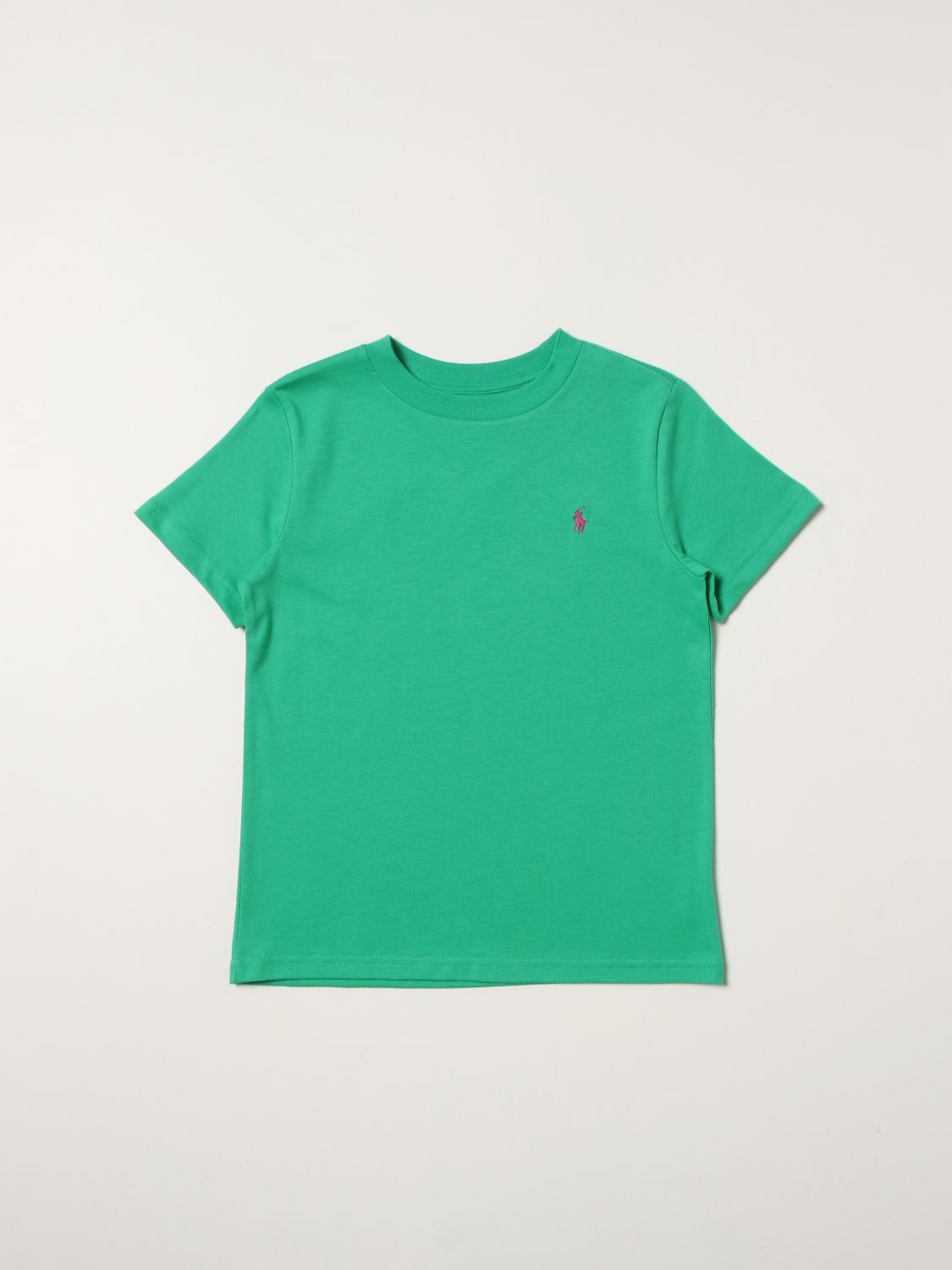 T-shirt Polo Ralph Lauren: T-shirt Polo Ralph Lauren in cotone verde 1