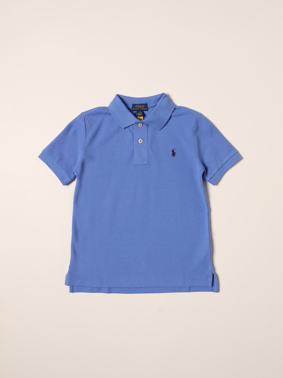POLO RALPH LAUREN polo shirt in cotton pique Blue Polo Ralph