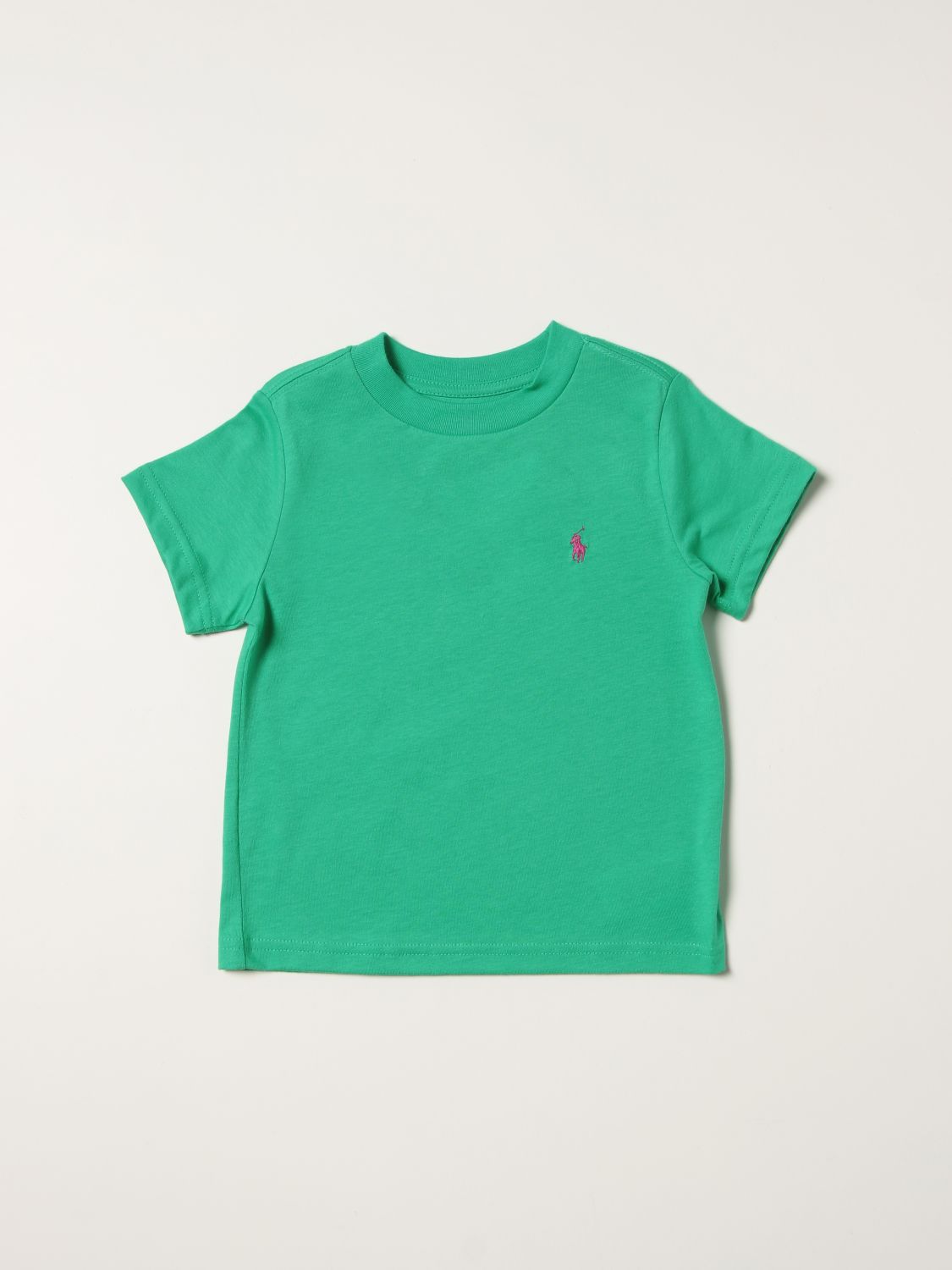 Tシャツ ポロラルフローレン: Tシャツ Polo Ralph Lauren 男の子 グリーン 1
