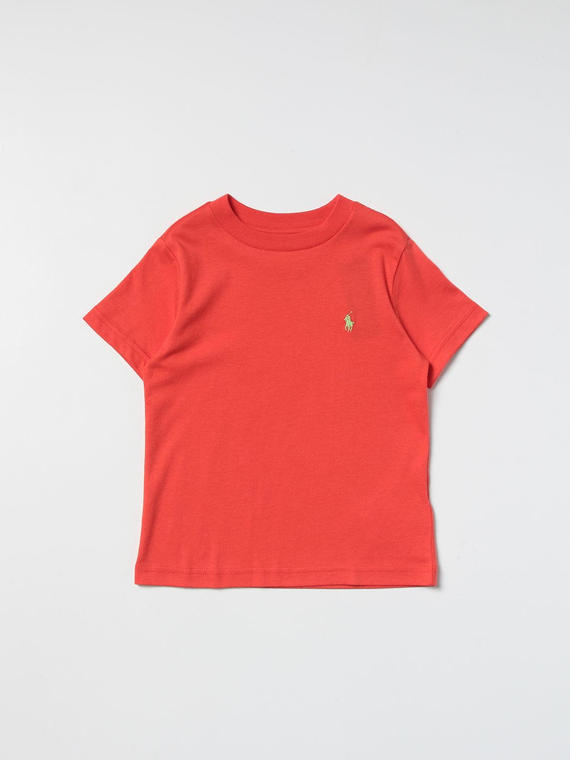 T-shirt Polo Ralph Lauren: Polo Ralph Lauren cotton t-shirt with logo coral 1