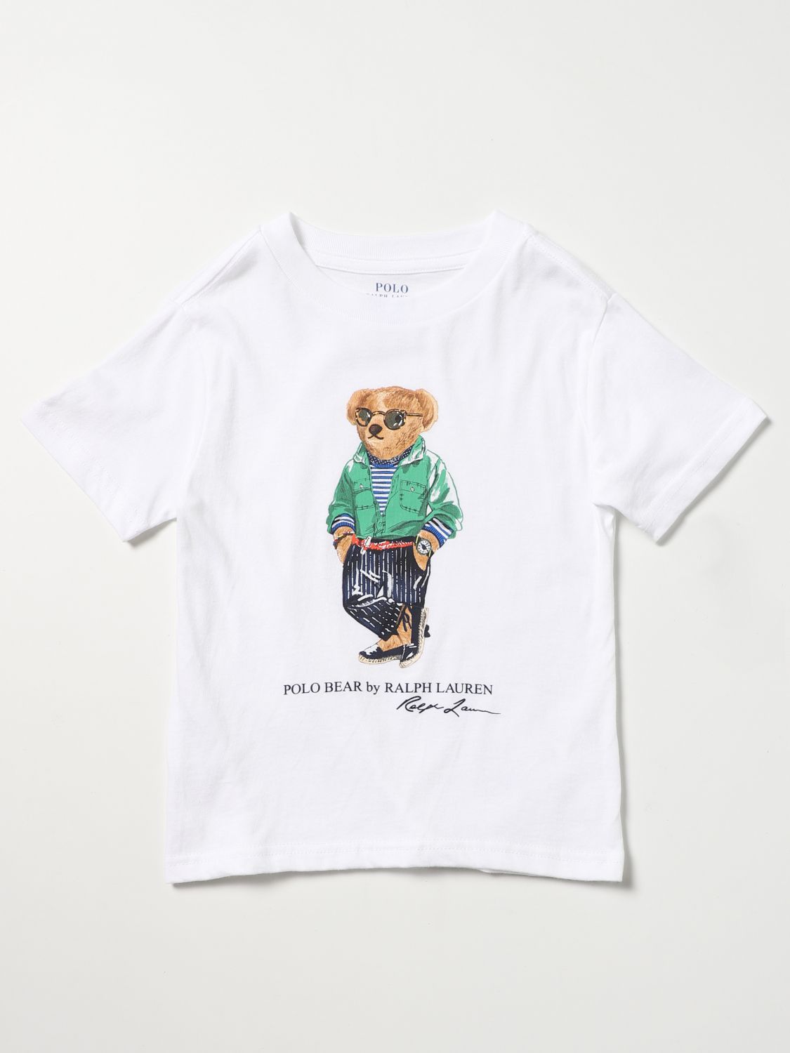 T-shirt Polo Ralph Lauren: T-shirt Polo Ralph Lauren con stampa logo bianco 1