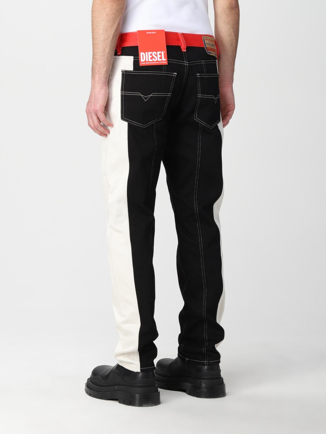 diesel two tone jeans