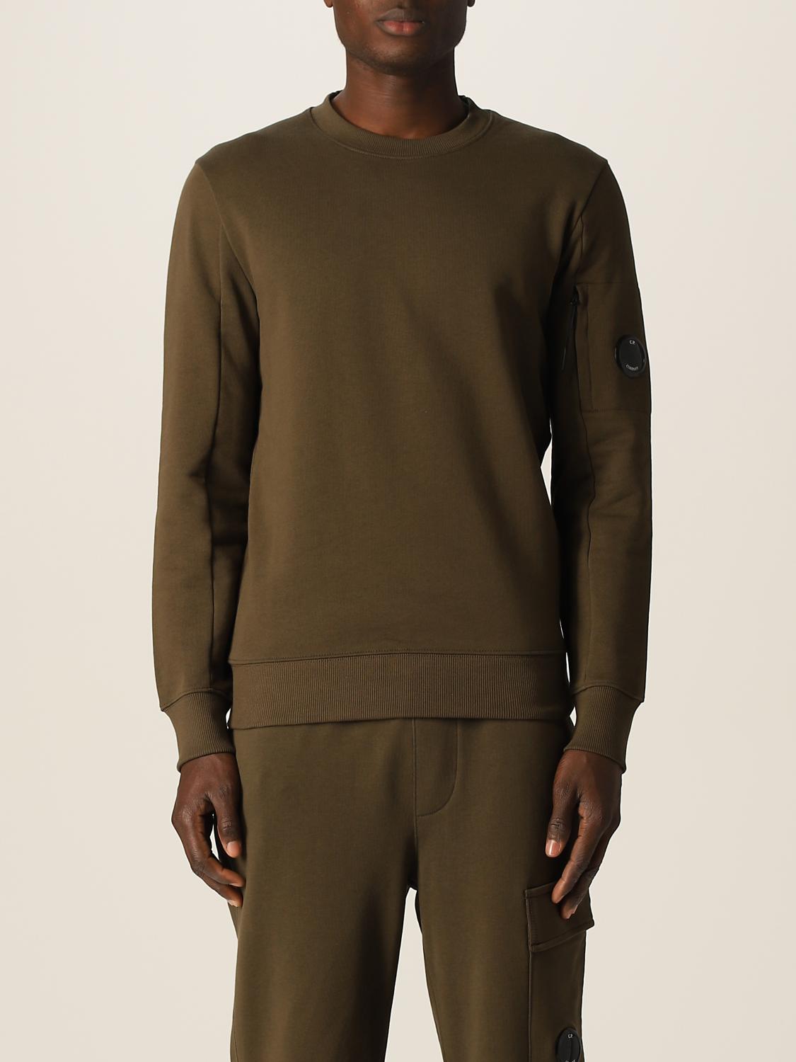 cp company khaki sweatshirt