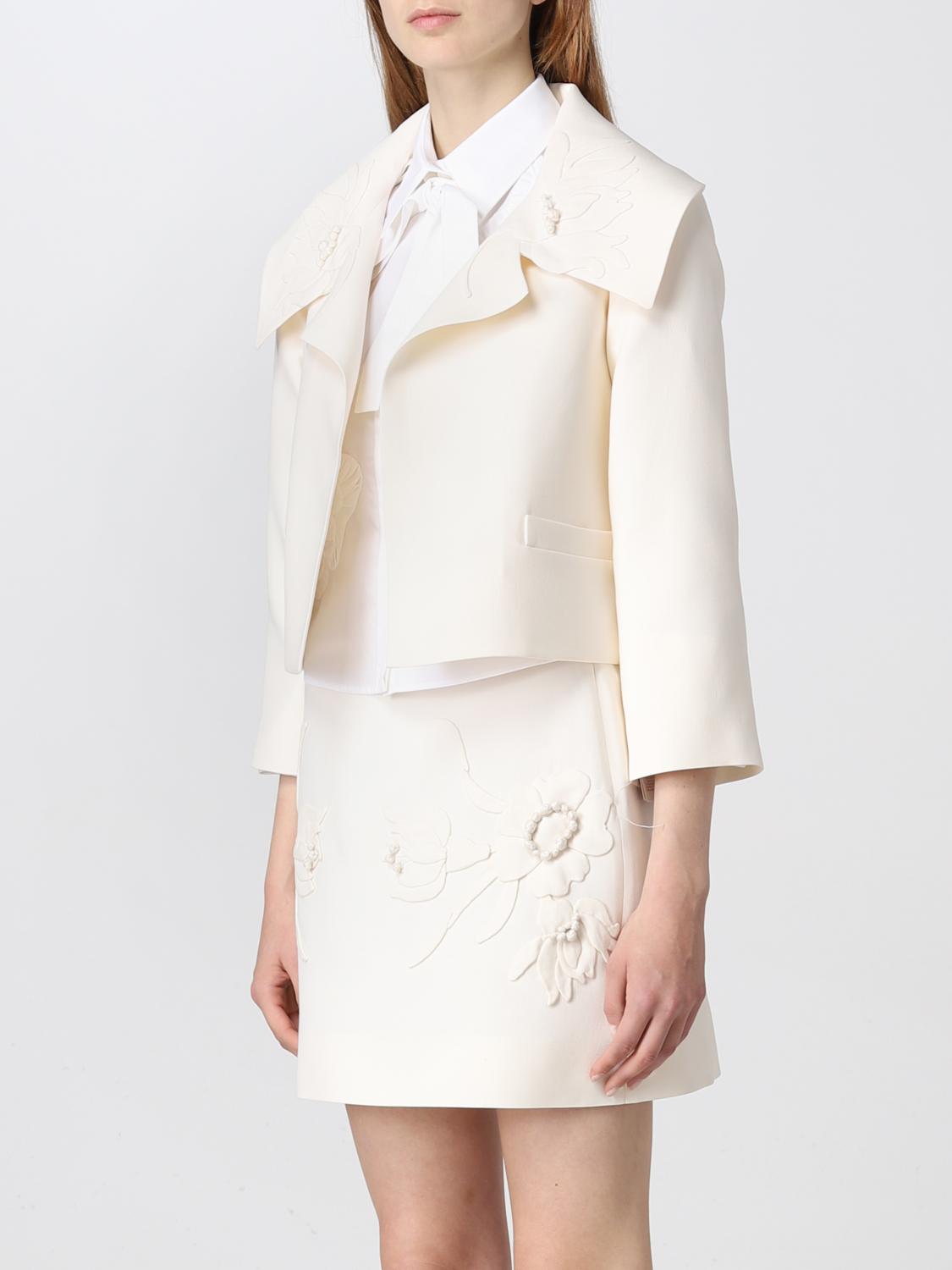 valentino white coat