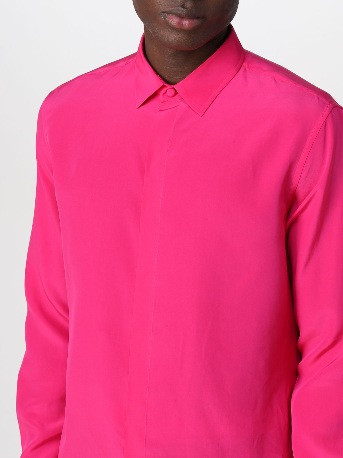 VALENTINO: Shirt men - Fuchsia | Shirt ...