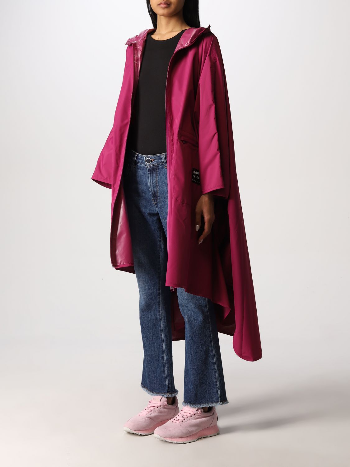 Пончо Oof Wear: Пальто Женское Oof Wear фиолетовый 3