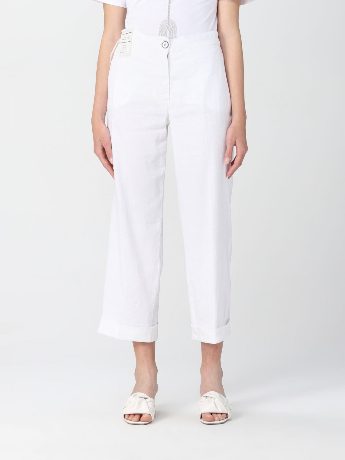 Pantalón Re-Hash: Pantalón mujer Re-hash blanco 1