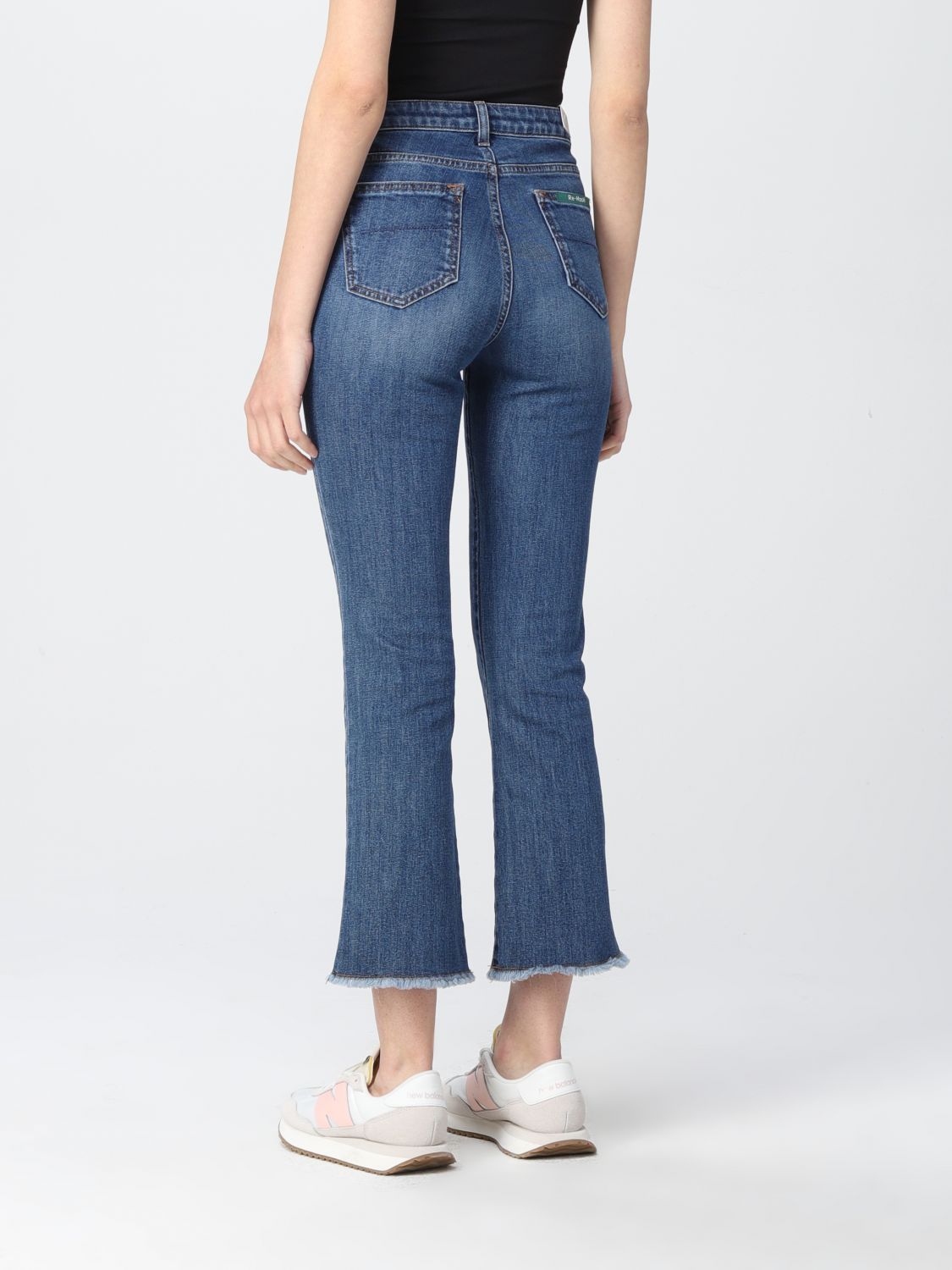Jeans Re-Hash: Jeans cropped Re-hash in denim washed blue 2