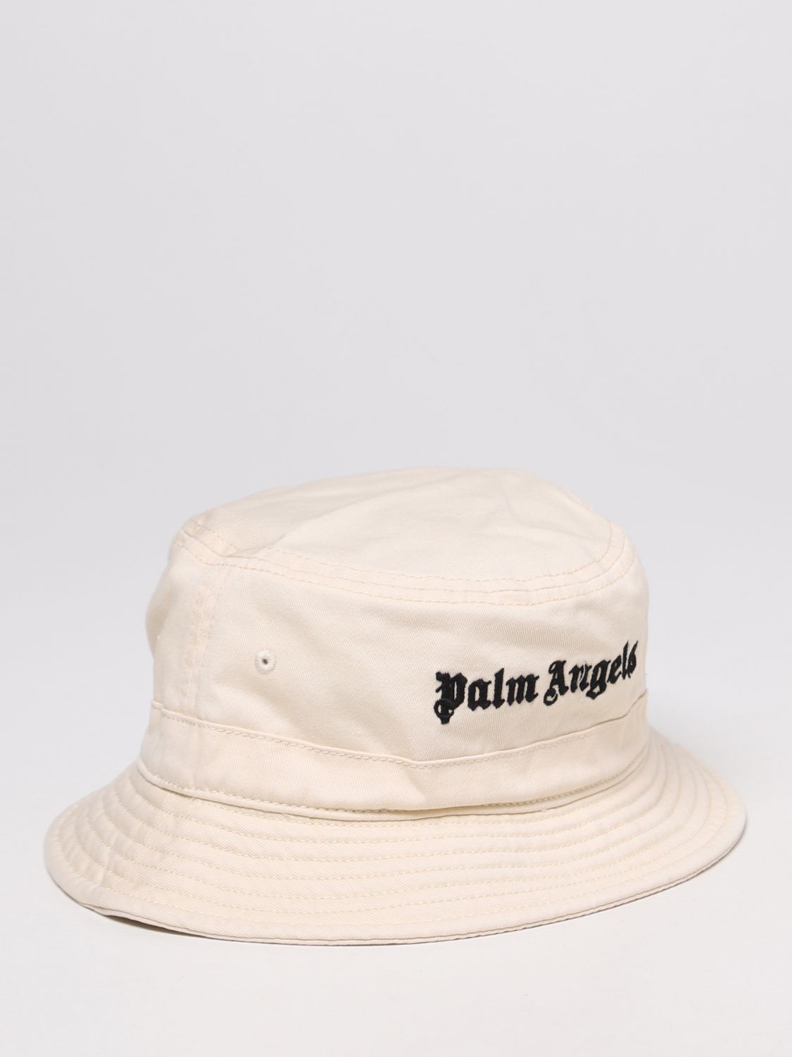 Cappello Palm Angels: Cappello da pescatore Palm Angels in cotone bianco 1