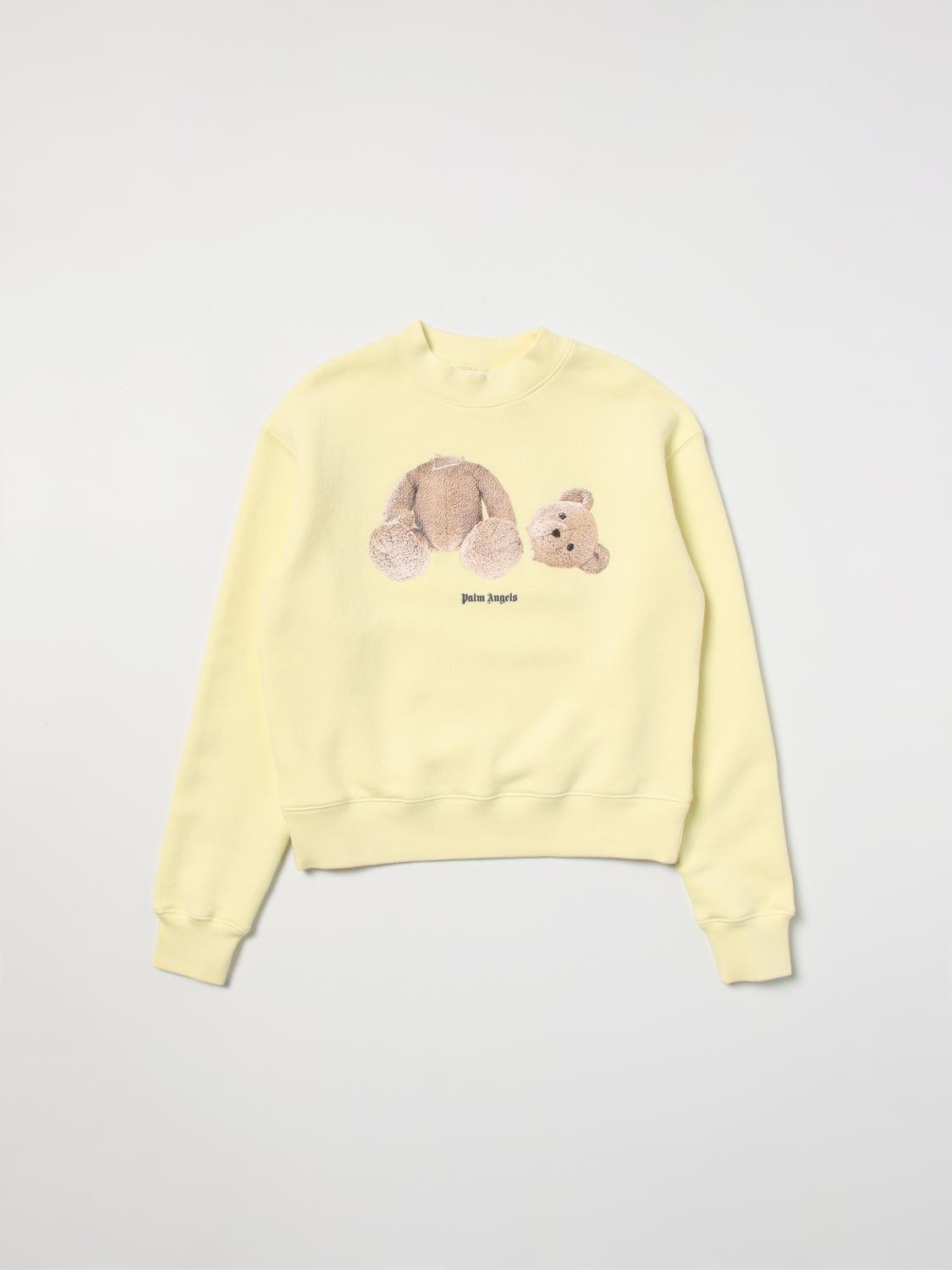 palm angels yellow sweater