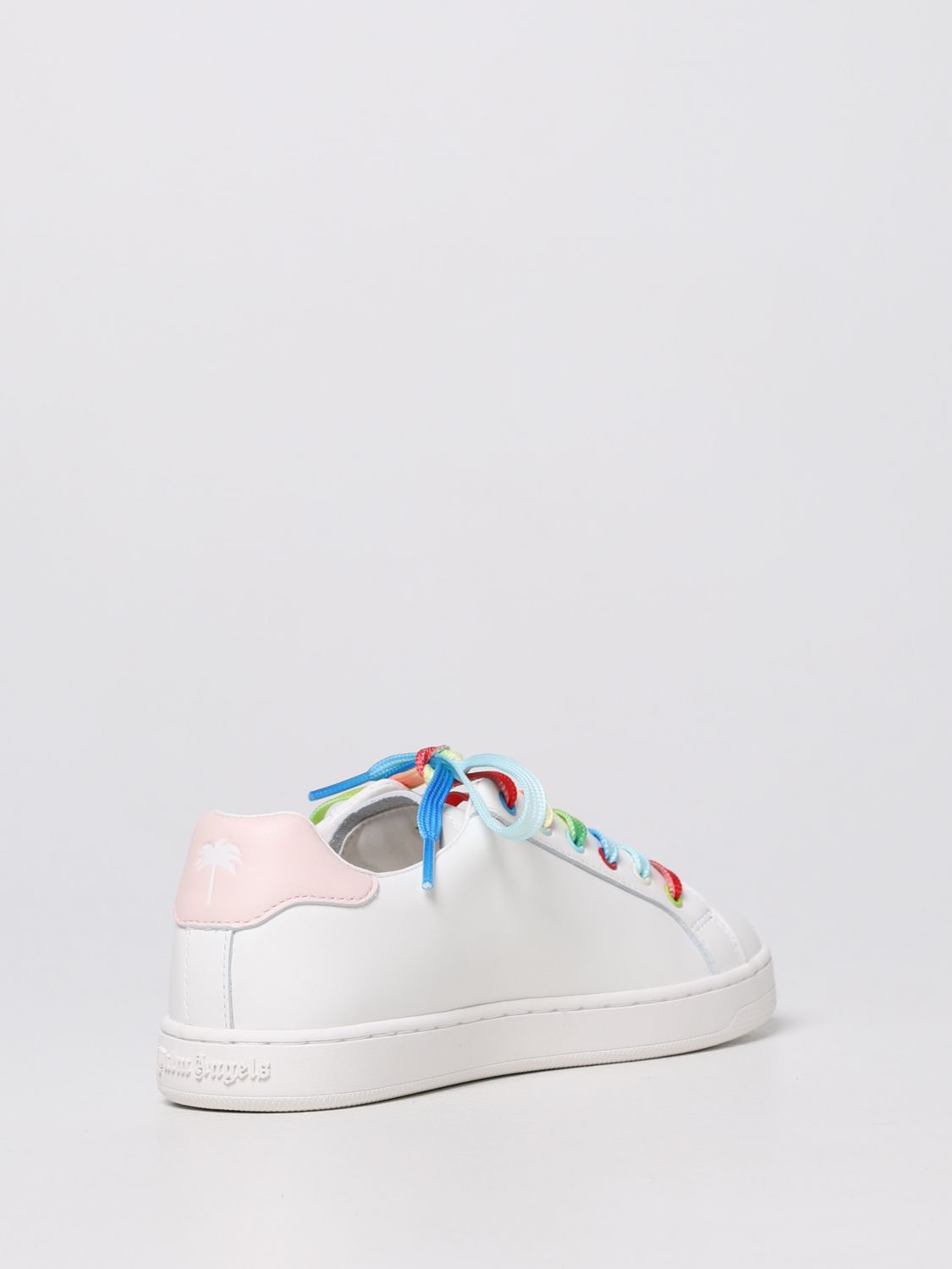 Shoes Palm Angels: Palm Angels sneakers in leather white 3