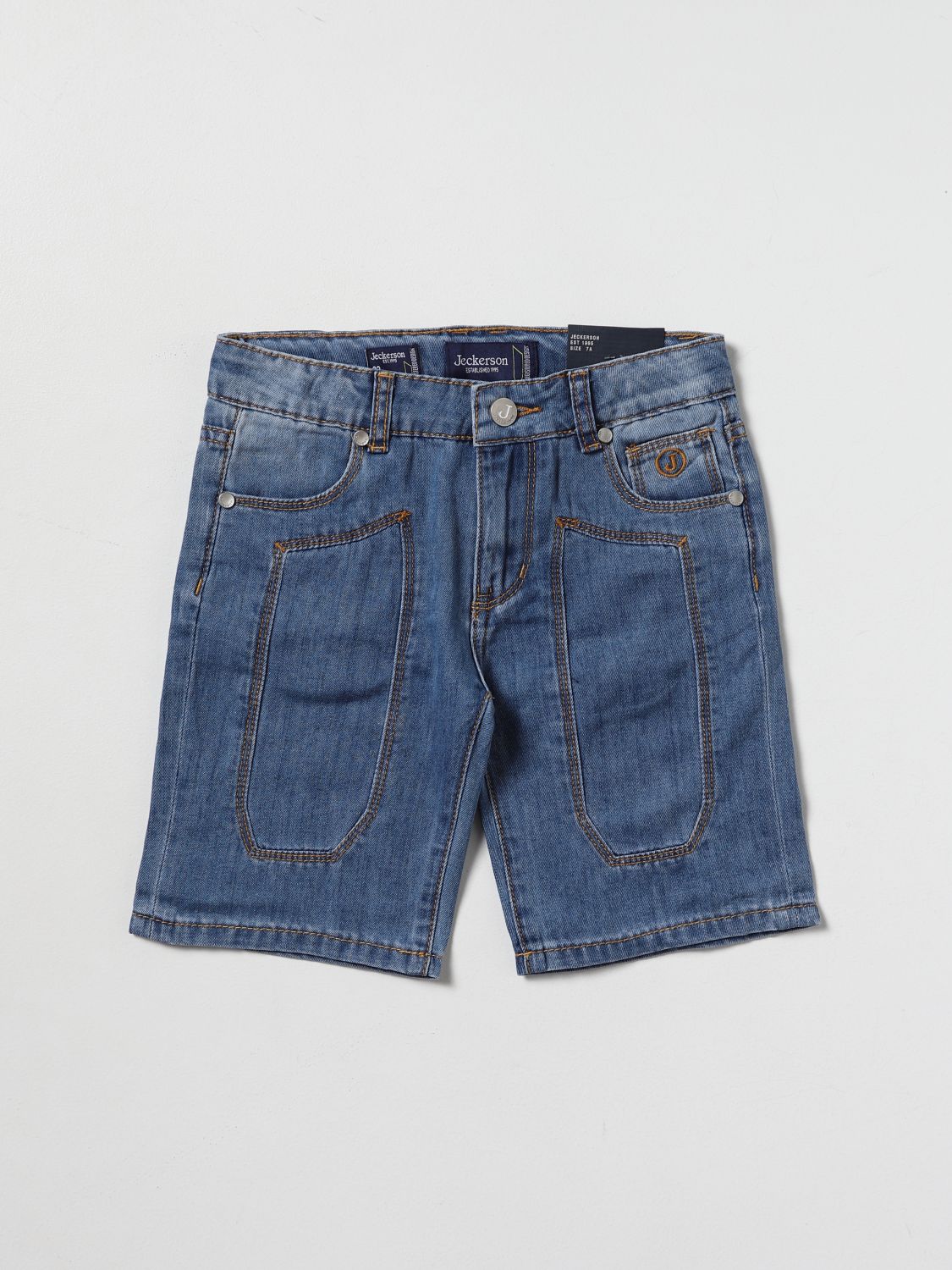 Shorts Jeckerson: Jeckerson shorts for boy stone washed 1