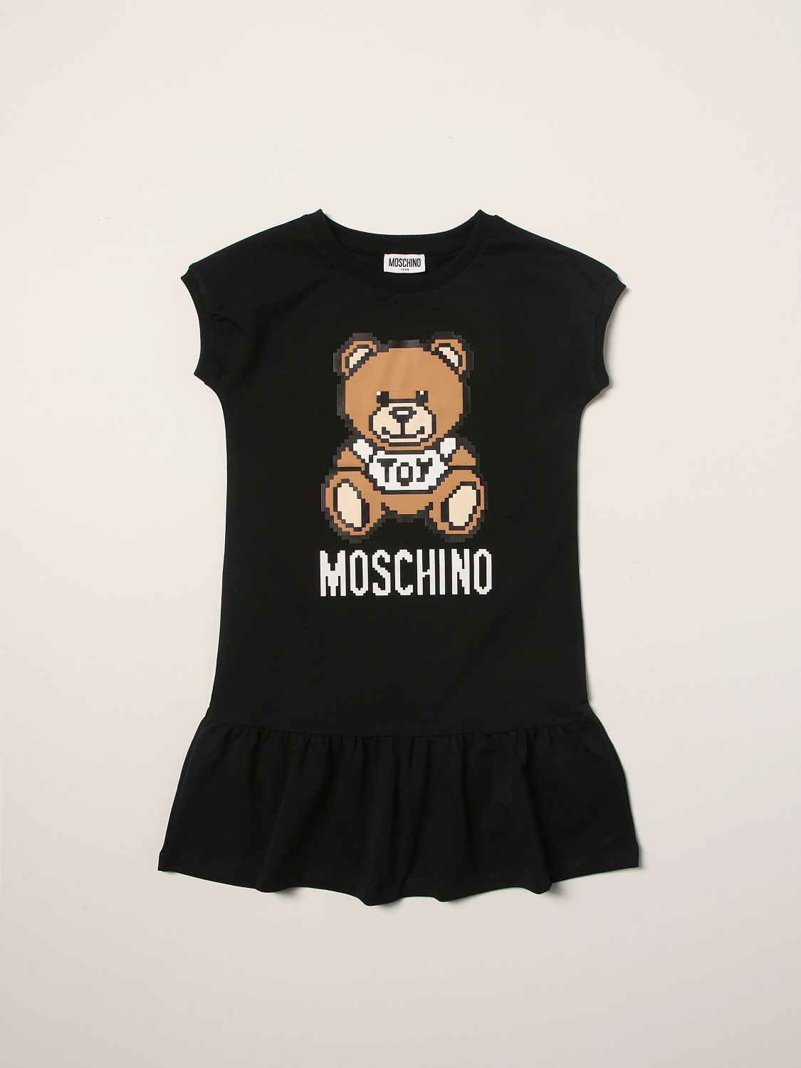 Платье Moschino Kid: Платье Moschino Kid девочка черный 1